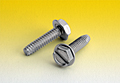 Slotted Indented Hex Washer Thread Cutting Screws Type F